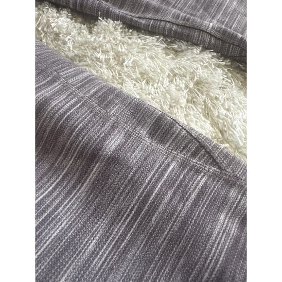 Lululemon Align Crop 21" Mini Space Dye Herringbone Heathered Black Cherry 4 - Picture 5 of 8